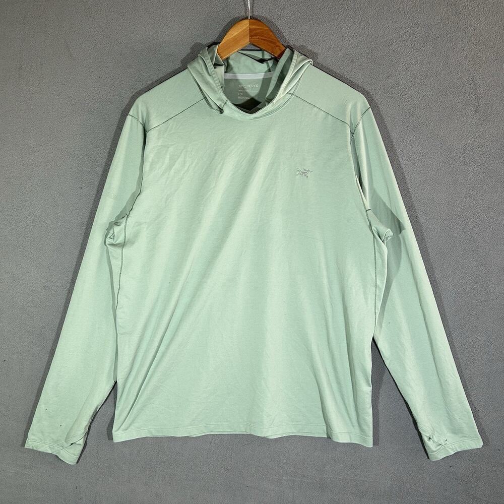 Arc'teryx Cormac Heavyweight Hoody Mens Large Teal Blue Technical Activewear